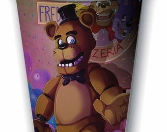 FNAF Party Cups 9 oz/Five Nights at Freddys Party Supplies/Five Nights at Freddy Paper Cups 8 Pack