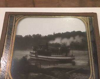 FREE SHIPPING - Set Of Twelve- Antique - Magic Lantern Glass Slides - Niagara Falls