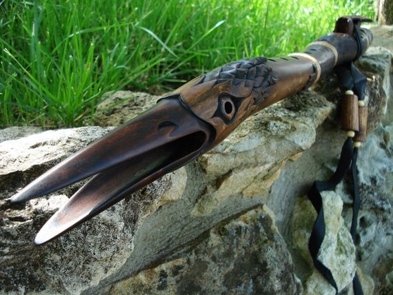 Native american style Bird Flute Gm 432 Hz