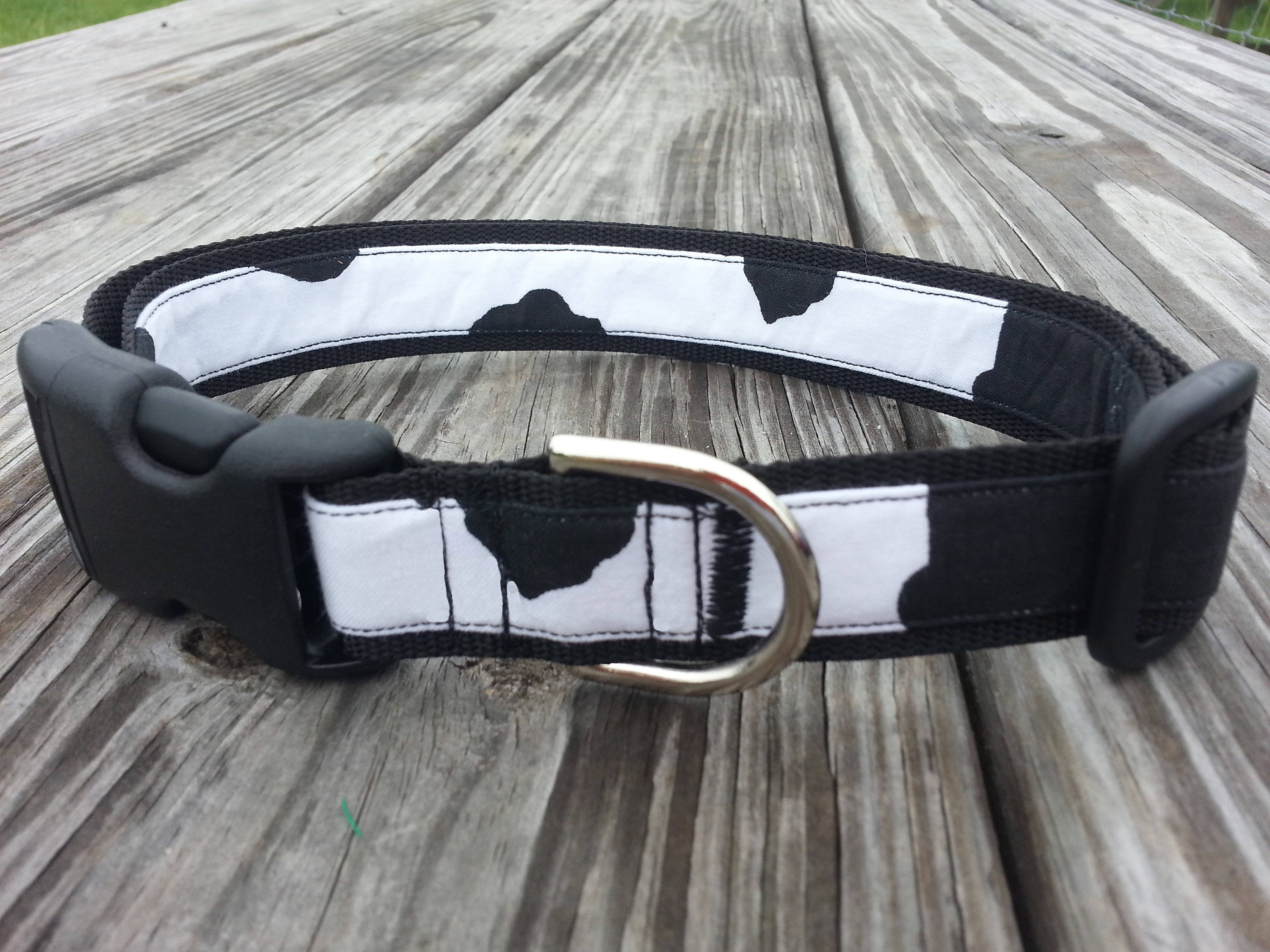 Cow Print Dog Collar