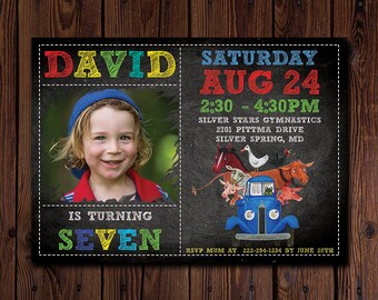 Little Blue Truck Invitation, Little Blue Truck Birthday, Little Blue Truck Invites, Little Blue Truck Party, Little Blue Truck Printables