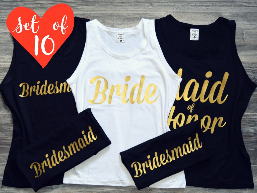 etsy bridesmaid shirts