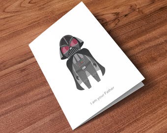 Star Wars Inspired Father's Day card Printable