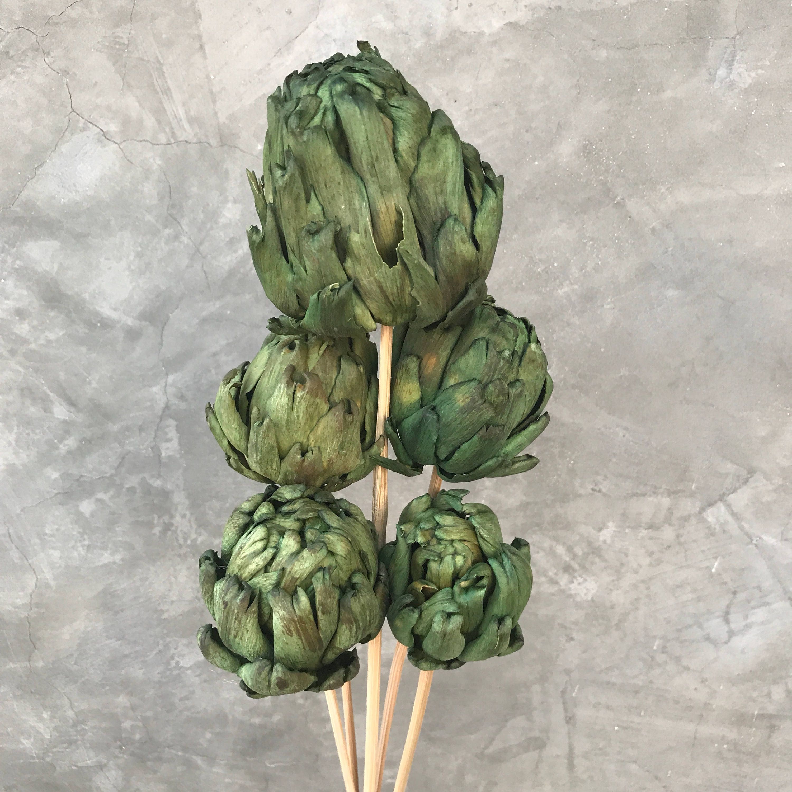 Dried Artichoke stems Dried Flowers Wedding flowers Home