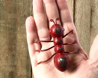 ON SALE Cast Iron Insect Paperweight - Cute Desk Accessories - Spring Decor - Cute Office Decor - Desk Decor - Picnic Table - Ant Farm - Off