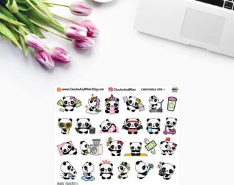 Amanda The Panda ~ MY FAVOURITES ~ Planner Stickers CAM Panda 099-1