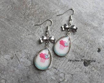 cupcake earrings