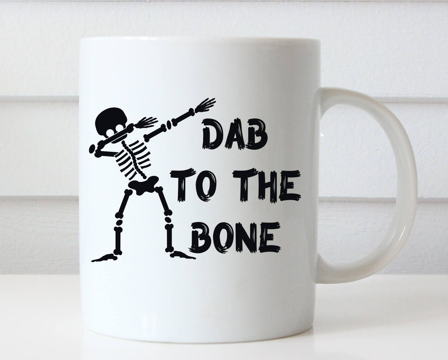 Halloween Coffee Mug Dab to the Bone Halloween Mug