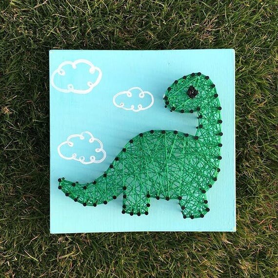 MADE TO ORDER Dinosaur String Art