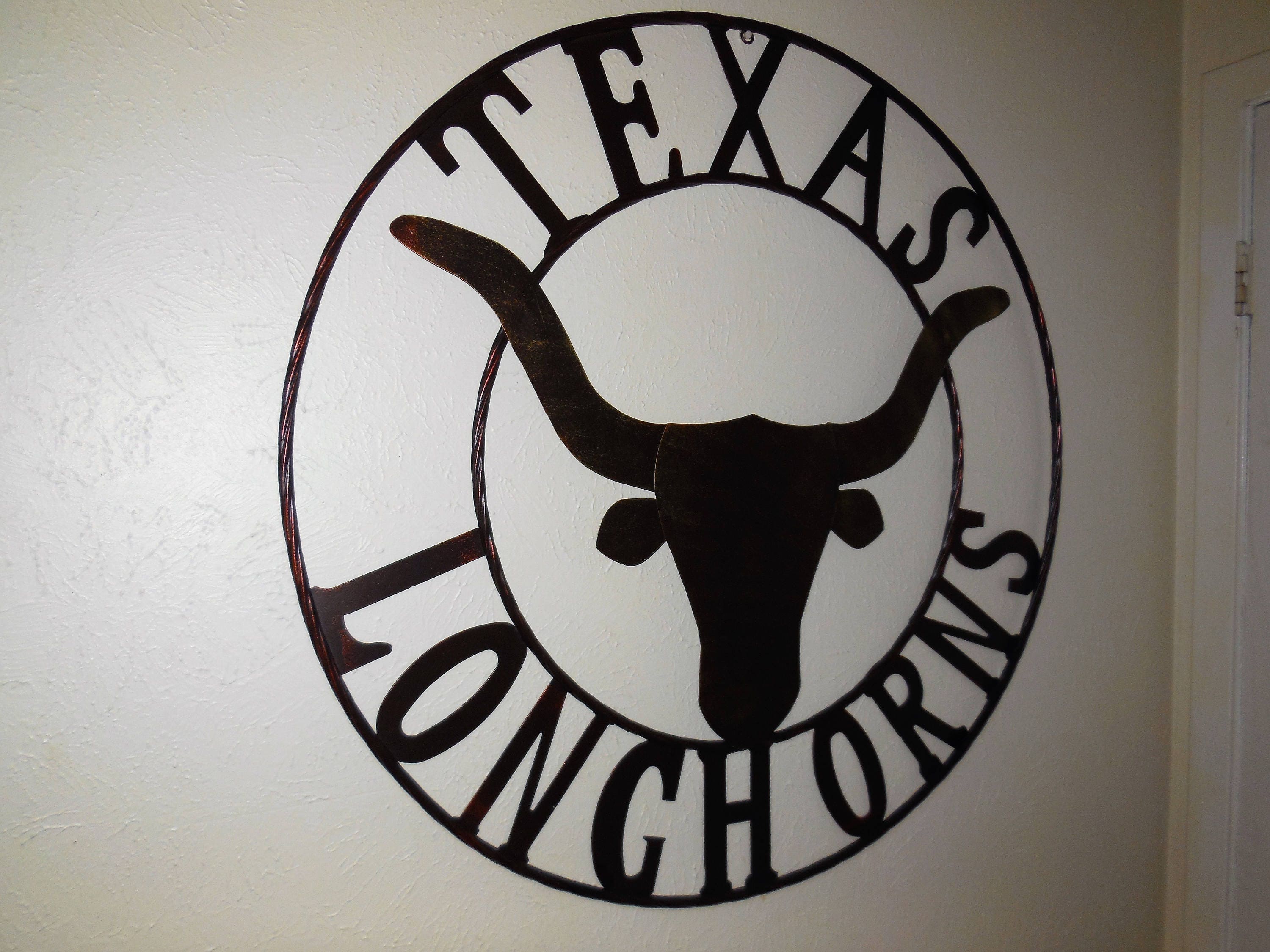 36 TEXAS LONGHORN Metal Wall Art Western Home Decor