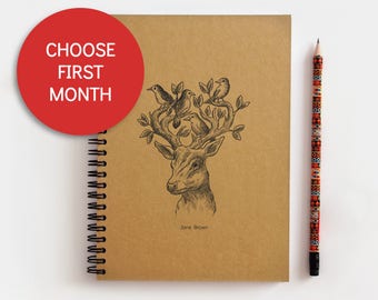 Weekly planner 2017 2018 | Monthly planner | Student planner | Daily planner | 2017 2018 Planner | Personalized planner | Dated planner | A5