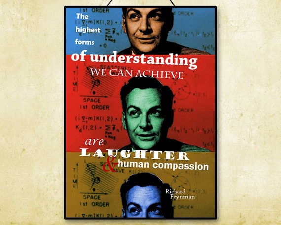 Richard Feynman Inspirational Quote Printable Instant