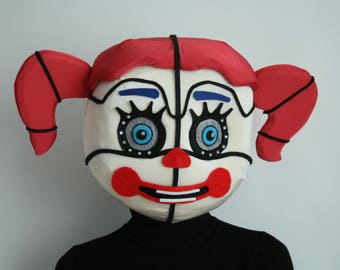 Fnaf five nights at freddys baby mask, harley quinn kids mask
