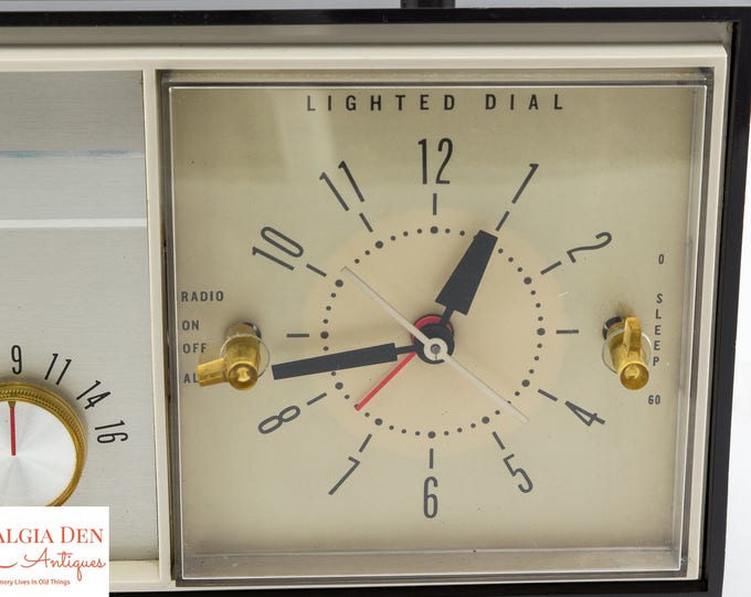 Retro Clock Radio | Philco Alarm Clock Radio | Full Feature Working Alarm Clock | AM Radio