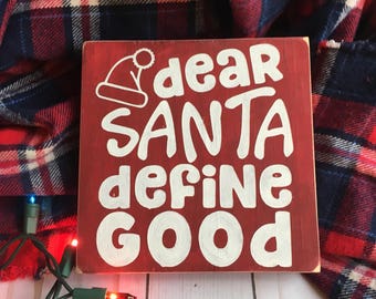 Funny christmas sign | Etsy