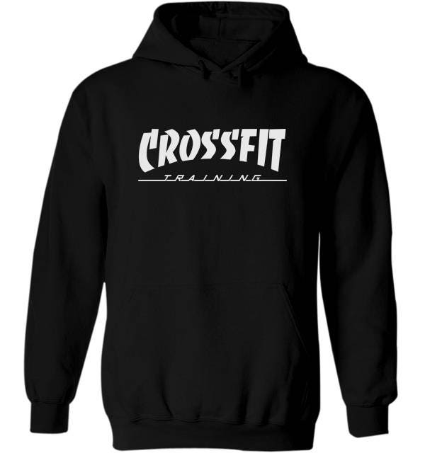 Crossfit Training Mens Hoodie Sweater Black Games Fitness