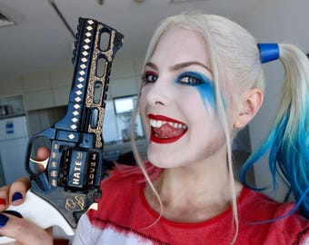 Movie accurate Engraved detail - - DIY Kit 3D Printed Harley Quinn's Revolver from Suicide Squad