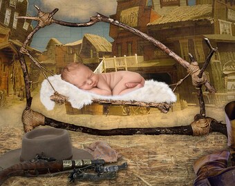 Newborn digital backdrop | Newborn photography photo props background fantasy perfect for baby infant boys & girls | Hammock backdrops