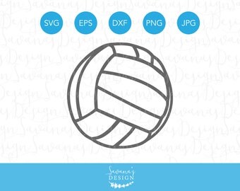 Volleyball SVG File, Volleyball SVG Files for Cricut, Volleyball Clipart, Volleyball Cut File, Volleyball Vector, Volleyball EPS