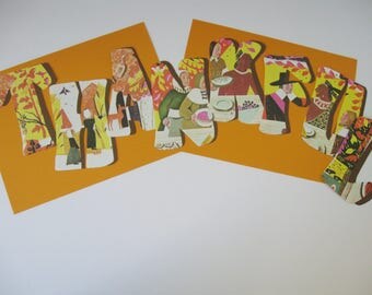 Thanksgiving letters | Etsy