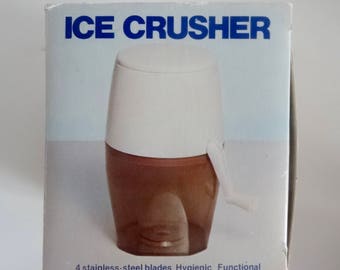 Mid Century Modern 1970s Ice Crusher With Original Box