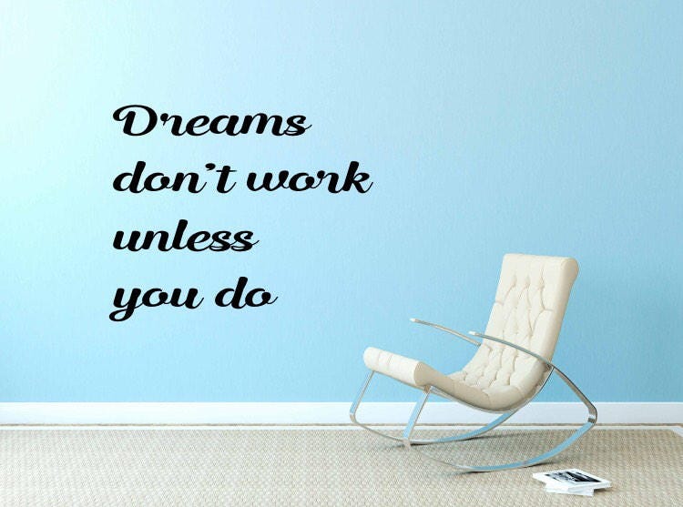 Inspirational quote for wall wall stickers wall art quote