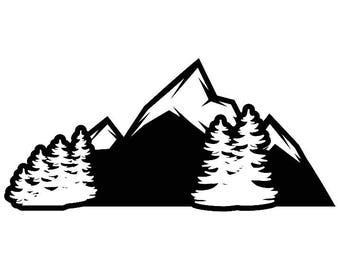 Free Free 187 Cricut Mountain Scene Svg SVG PNG EPS DXF File