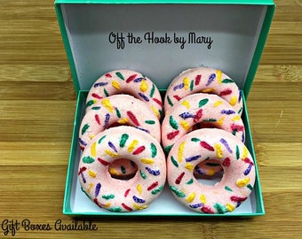 Donut Bath Bomb Sets/Donut Bath Fizzy/Boxes Available
