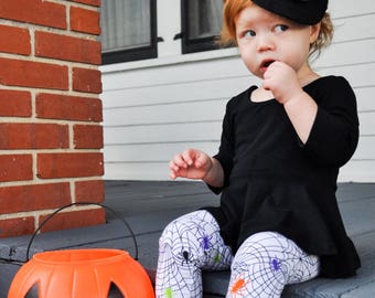 Halloween outfit for girls - Halloween leggings - Halloween shirt - girls Halloween outfit - toddler Halloween outfit