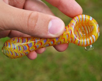 Ocean pipe Sherlock Pipe Handpipe heady glass pipe pipe for smoking pretty pipes pipe for tobacco glass space pipe glass gifts glass smoking