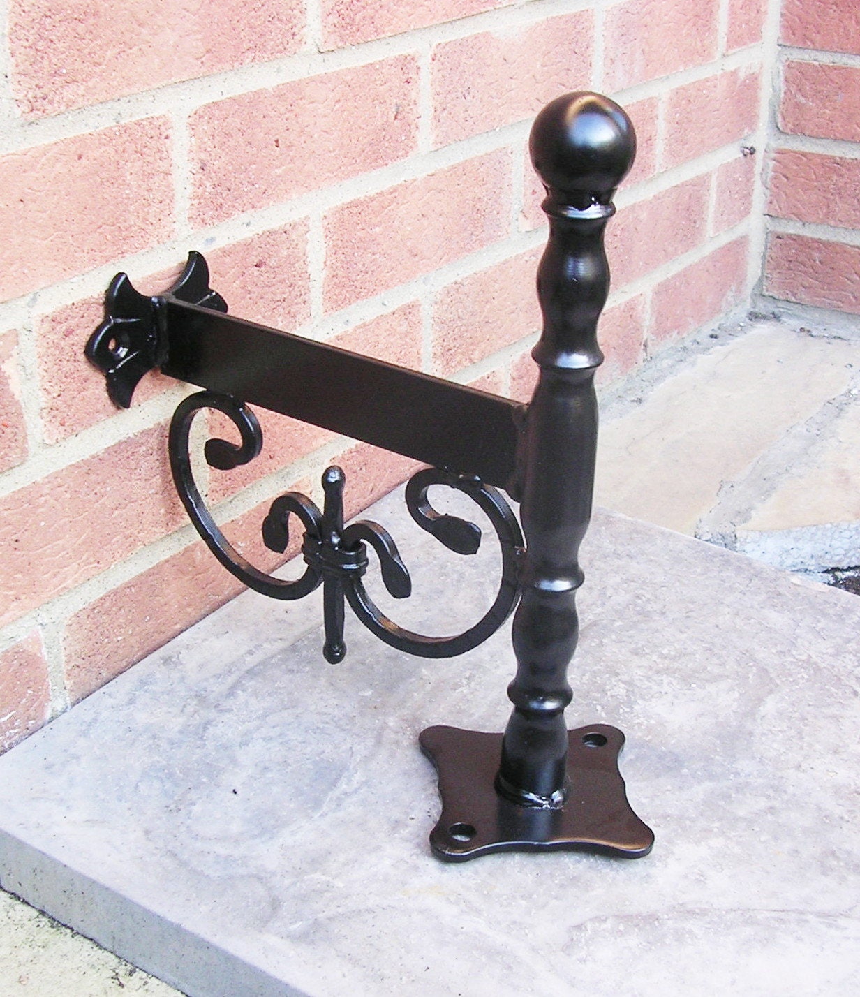 Victorian Style Boot Scraper from HandmadeWroughtIron on Etsy Studio