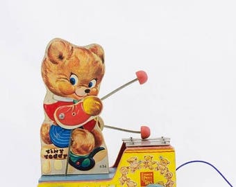 FLASH SALE Fisher Price 1955 Tiny Teddy #634
