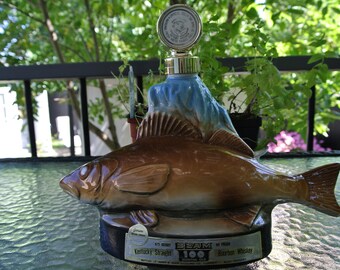 Bottle of Bourbon Whiskey BEAM - Collection - fish-
