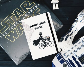 Notebook Darth Vader, Dot grid notebook, Star wars notebook, Star wars special edition notebook, Dotted notebook, Star wars gifts