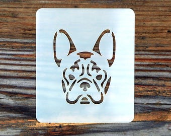 Bulldog stencil | Etsy