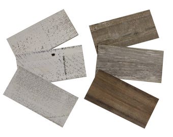 Sample Pack - Reclaimed Barn Wood & Whitewash Barn Wood Planks