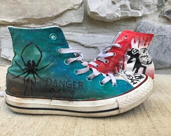 My Chemical Romance Hand Painted Sneakers