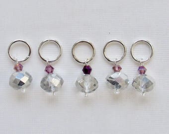 SALE Sparkling Beaded Stitch Markers