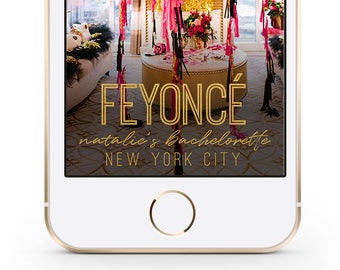 Bachelorette Snapchat Geofilter, Feyonce Snapchat Filter, Custom Snapchat Filter, Bach Bash Geofilter, Beyonce Snapchat Filter