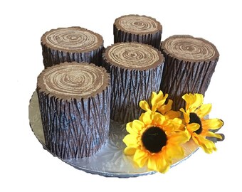 Wedding Place card holder tree slices placecards rustic wedding supplies wooden place cards log card holder table number centerpieces bark