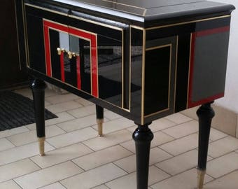 Mobile murano glass cabinet-meubles verre murano