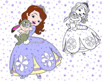 Download Sofia the first svg | Etsy