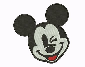 10 Size Mickey Mouse Embroidery Designs Instant Download 8 Formats machine embroidery pattern