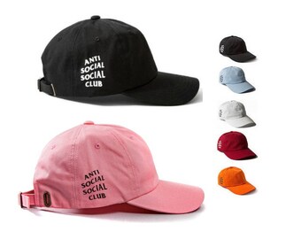 Anti Social Social Club Dad Hat. Choose Your Color.