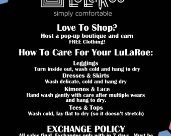 LuLaRoe Thank You Cards