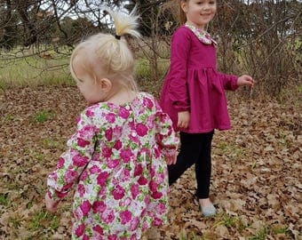 Paplem top with peter pan collar