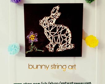 Bunny string art | Etsy