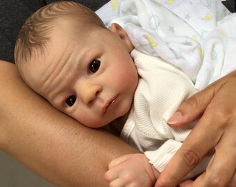 Reborn Baby Boy. Custom Order. 50% Down Payment Option! Lifelike Vincent by Laura Tuzio Ross Girl Boy Doll 19". Limited Edition.
