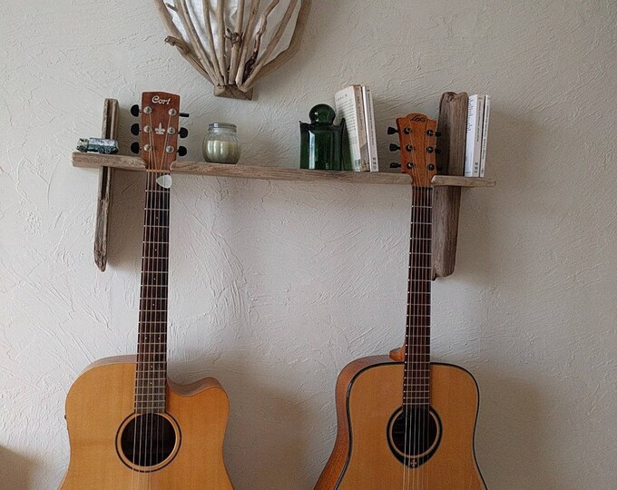 Guitar-worn Driftwood shelf