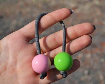 Edc spinner ebony and silver Monkey fist oval worry beads men accessories machined large begleri juggling handheld fingerpoi everyday carry